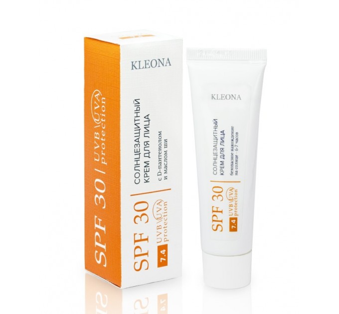 Cолнцезащитный крем для лица SPF 30 Kleona