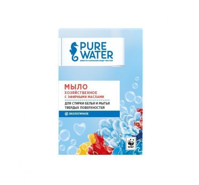 Хозяйственное мыло с эфирными маслами Pure Water 