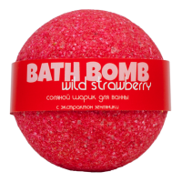 Шарик для ванн WILD STRAWBERRY (с экстрактом земляники) Savonry